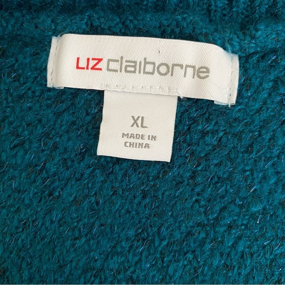 Liz Claiborne Teal Pullover Sweater Size XL - Picture 11 of 14